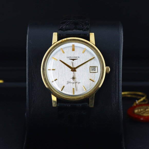 Longines Flagship Vintage 34mm Circa 1970's, Silver Dial - 10kt YG Plated
